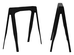 Le tréteau idéal pour les petits travaux d'intérieur. Paire De Treteaux Y Tolix Noir Made In Design