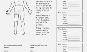 printable body measurement online charts collection