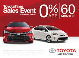Discover all the latest toyota offers featured across our model range. Toyotatime Sales Event At Markquart Toyota Near Eau Claire Wi Dealer