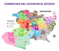 Resultado de imagen de mapa de michoacan