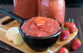La Meilleure Recette De Compote De Pommes Et Fraises En Conserves Recette Compote De Pomme Compote De Pomme Recette Pomme