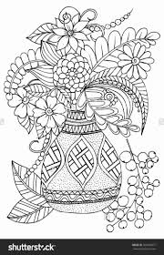 Flower Bouquet Coloring Page Awesome Floral Vase Colouring Page Insect Coloring Pages Coloring Pages Bee Coloring Pages