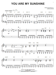 We have an official you are my sunshine tab made by ug professional guitarists. Jimmie Davis You Are My Sunshine Sheet Music Notes Chords Piano Download Country 70353 Pdf