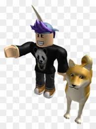 What happens when you mix the roblox death roblox doge avatar sound meme with the howard the dancing metal. Panda Roblox Character With Dog Free Transparent Png Clipart Images Download