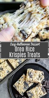 Oreo Rice Krispie Treats In 2020 Oreo Rice Krispie Treats Crispy Treats Recipe Oreo Rice Crispy Treats