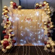 21st Birthday Flowers And Balloons Chrome Balloon Garland Wedding Balloons 21st Birthday Decorations Gold Party Decorations