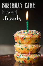 Cake donuts have a different texture than fried ones. Birthday Cake Baked Donuts Recipe Video Self Proclaimed Foodie