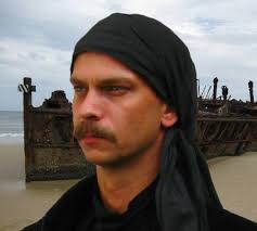 Bandana Piratentuch braun Baumwolle Cotton