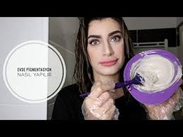 Evde Pigmentasyon Nasil Yapilir Yesermeden Saridan Kumrala Donmek Youtube