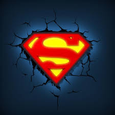 Dc Comics 3d Deco Light Superman Logo