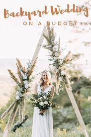 30 Elegant Backyard Wedding Ideas On A Budget Pretty Colorful Life Backyard Wedding Ceremony Elegant Backyard Wedding Diy Backyard Wedding