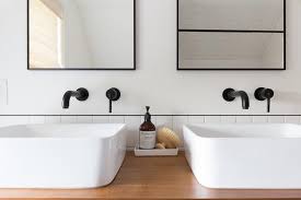 his and hers vessel sinks with matte