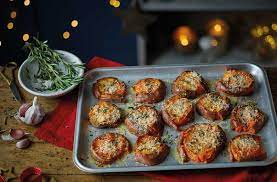 10 Best Christmas Side Dishes Christmas Dinner Tesco Real Food Smashed Sweet Potatoes Sweet Potato Recipes Tesco Real Food