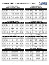 2020 nba playoffs, 2019 nba playoffs, 2018 nba playoffs, 2017 nba playoffs, playoffs series history. 2020 Nba Playoffs First Round Schedule By Series Los Angeles Lakers National Basketball Association Teams