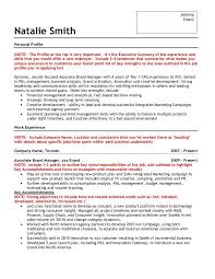 Sample Brand Marketing Resume Marketing Resume Resume Brand Marketing