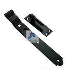 Although not hard to fit, they are a bit more fiddly on account of the coach bolt that goes right through the gate or door. Iron Cranked Hook Band Hinge For Wooden Gate Garden Gate Coated Id 22205894891