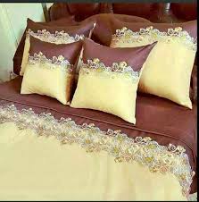 تفضلي شوفي أجمل الموديلات مفارش السرير 2020 عرايس 2020 موديلات افرشة سرير Bed Linens Luxury Bed Sheet Painting Design Homemade Bed Sheets