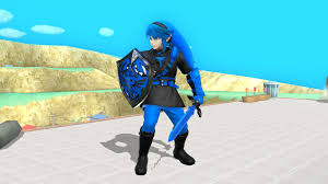 Black and Blue Link [Super Smash Bros. (Wii U)] [Mods]