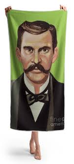 Doc Holliday Beach Towels for Sale