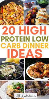 20 High Protein Low Carb Dinner Ideas High Protein Low Carb Diet High Protein Low Carb Recipes Dinner High Protein Low Carb Recipes