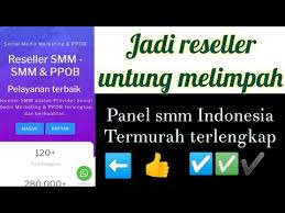 Cocok untuk pemula, diberikan materi, bimbingan, dan konsultasi gratis. Jualan Online Terlaris Bisnis Reseller Smm Panel Indonesia Termurah Modal Kecil Untung Besar Youtube