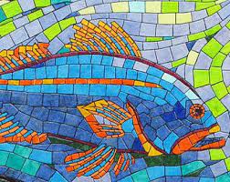 Popular Items For Fish Art On Etsy Mosaic Art Mosaic Tile Art Mosaic Animals