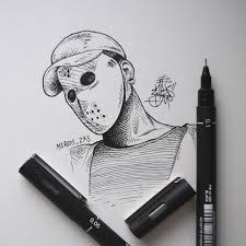 Ski mask images stock photos vectors shutterstock. Ski Mask The Slump God Instagram Marcos Zks Cool Art Drawings Rapper Art Old School Tattoo Designs