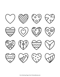 When it gets too hot to play outside, these summer printables of beaches, fish, flowers, and more will keep kids entertained. Lots Of Hearts Coloring Page Free Printable Pdf From Primarygames