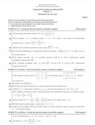 *modele simulare evaluare nationala bac 2021 2020 2019 2018 2017 2016 2015 2014 2013 2012 2011 2010 subiecte.edu.ro; Subiecte Bac 2019 Modele De Subiecte Bareme Limba Romana MatematicÄƒ Antena 1