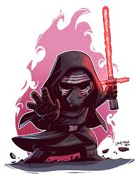 Chibi Kylo Ren Star Wars Cartoon Star Wars Art Star Wars Characters