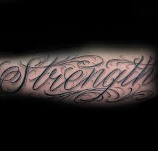 We did not find results for: 60 Strength Tattoos For Men Masculine Word Design Ideas