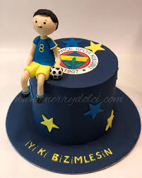 Takimlara Ozel Pastalar Merrydolci Butikpasta Fenerbahce Sarikanarya Pastaatolyesi Futbol Pasta Sugarart Pastalar Sugar Art Pasta