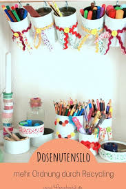 Dosenutensilo Diy Fur Den Schreibtisch Schreibtische Kinderzimmer Kinder Schreibtisch Aufbewahrung Kinderzimmer