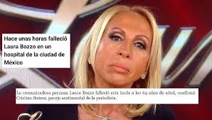We did not find results for: Laura Bozzo Murio En Un Hospital De Mexico Y Nadie Lo Supo Omg