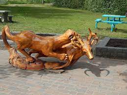 ray and cindy s rv travels chain saw carving carving chainsaw carving tree carving