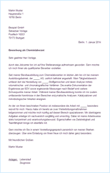 Mit dem bewerbungsschreiben verkaufen sie quasi sich selbst und ihre fähigkeiten. Bewerbungsschreiben Chemielaborant Bewerbungs Wiki