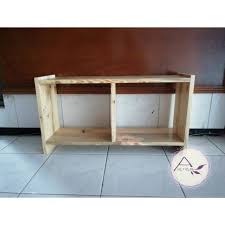 Kitchen set minimalis dari kayu palet. Meja Tv Rak Susun Serbaguna Kayu Jati Belanda Rak Buku Shopee Indonesia