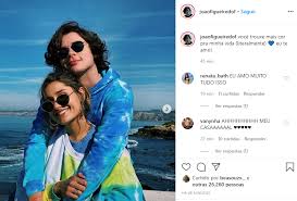 Fotogaleria sasha e joão figueiredo reprodução do instagram sasha e joão figueiredo fazem caretas reprodução internet Sasha Meneghel Supera Passado E Assume Namoro Com Cantor Bonitao