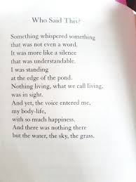 Mary Oliver Who Said This Inspirational Words Mary Oliver Poems Words