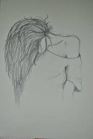 Black And White Pencil Drawings Simple Art Drawing Pencil Paper Girl Hair By Tiarne White Pencil Art Drawings Pencil Drawings Art Drawings