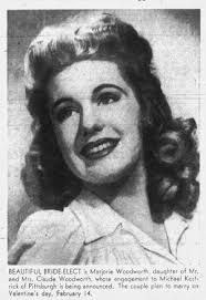 Marjorie Flora (Woodworth) Kosturick (1919-2000)