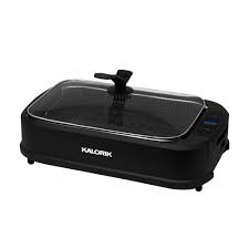 Check spelling or type a new query. Kalorik 1500 Watt Indoor Countertop True Smokeless Grill With Glass Lid Reviews Wayfair Ca
