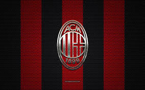 Harley davidson logo at eicma 2019 in milan, italy. Download Wallpapers Ac Milan Logo Italian Football Club Metal Emblem Red Black Metal Mesh Background Ac Milan Serie A Milan Italy Football For Desktop Free Pictures For Desktop Free