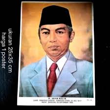 poster pahlawan H adam malik uk 35 x25cm
