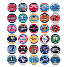 These are all nba current teams. Nba Basketball Logo Basketballs 30 By Callherblessedcrafts Nba Basketball Teams Nba Teams Nba Basketball