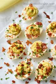 Deviled Eggs With A Twist From Biscuitsandburlap Com Stuffed Jalapenos With Bacon Jalapeno Deviled Eggs Food
