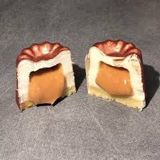 Entremets Caneles 8 Pieces Cœur Caramel 160g De Creme 40g 25g De Lait 125g De Glucose 1 Gousse De Vanille Recette Recettes Sucrees Recette Entremet