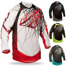 Fly Racing Evolution Spike Youth Motocross Jersey Fondos Florales