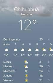 Pronostico Del Clima Para Chihuahua Chih
