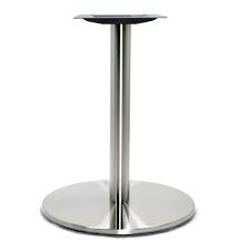 22 Inch Round Stainless Steel Table Base Stainless Steel Table Steel Table Base Pedestal Table Base